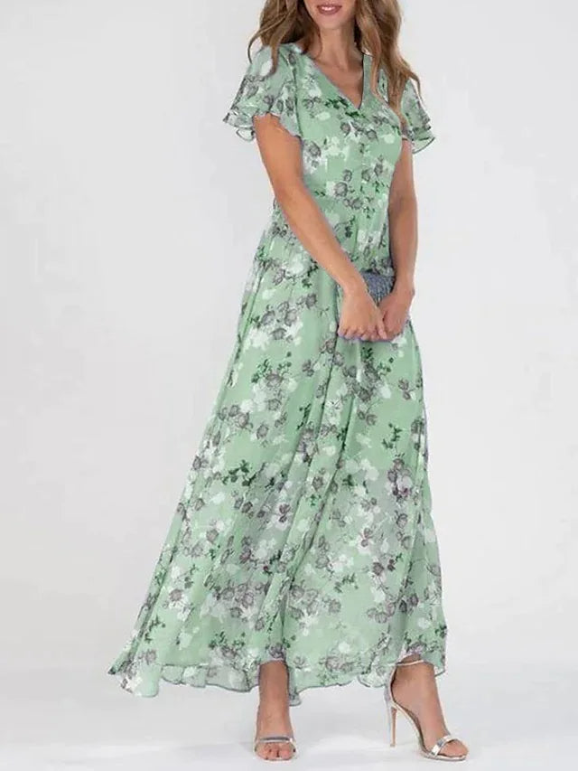 Vireya - Glamorous Tummy Covering Dress