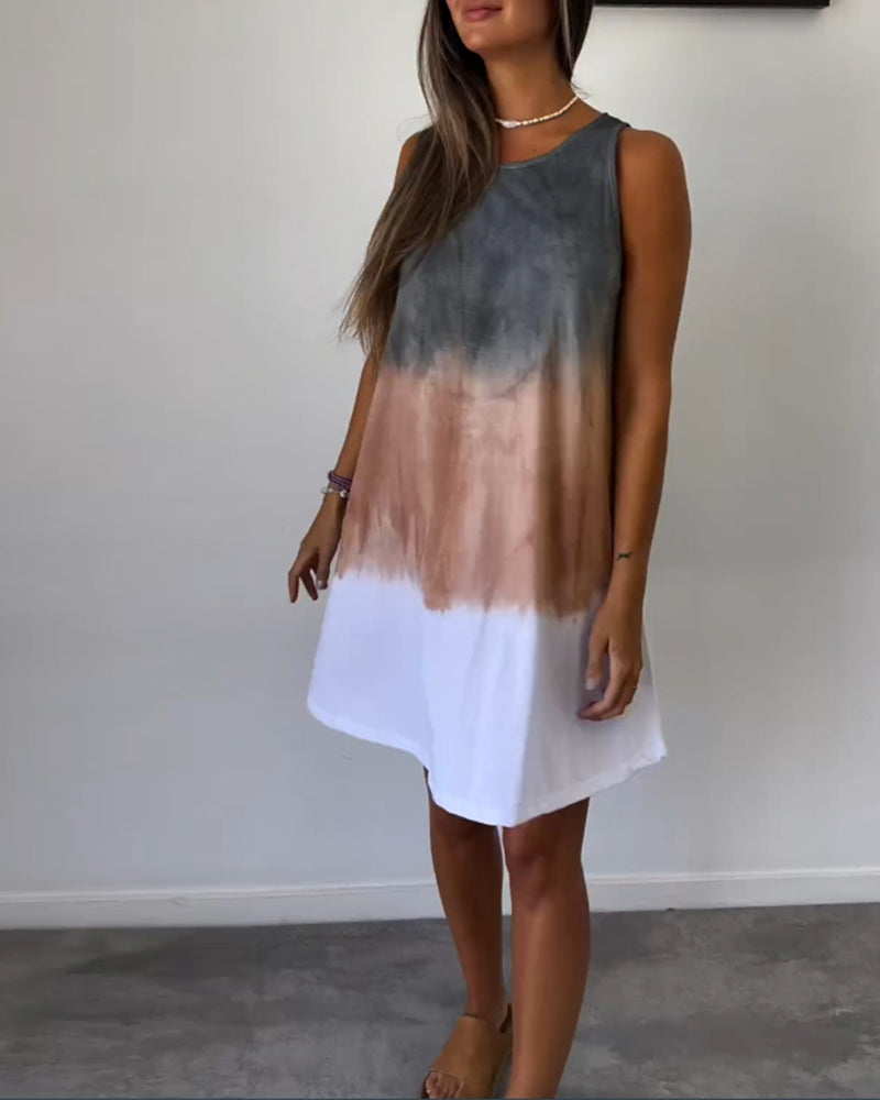 Vionette - Casual Gradient Dress