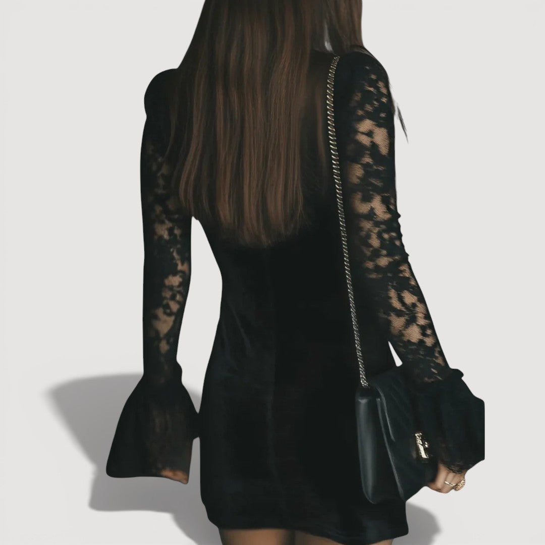 Élise |Satin Bow Dress