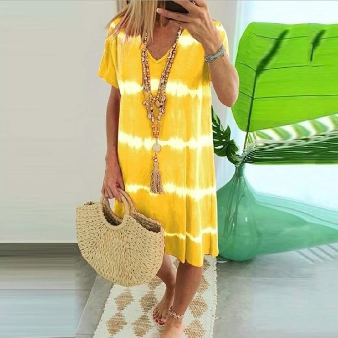 Wilma - Effortless Tie-Dye Dress