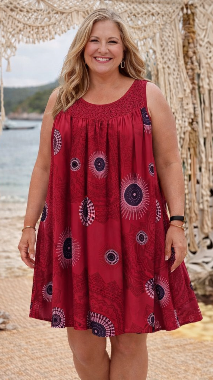 Natalie | Flowy Sleeveless A-Line Confidence Dress