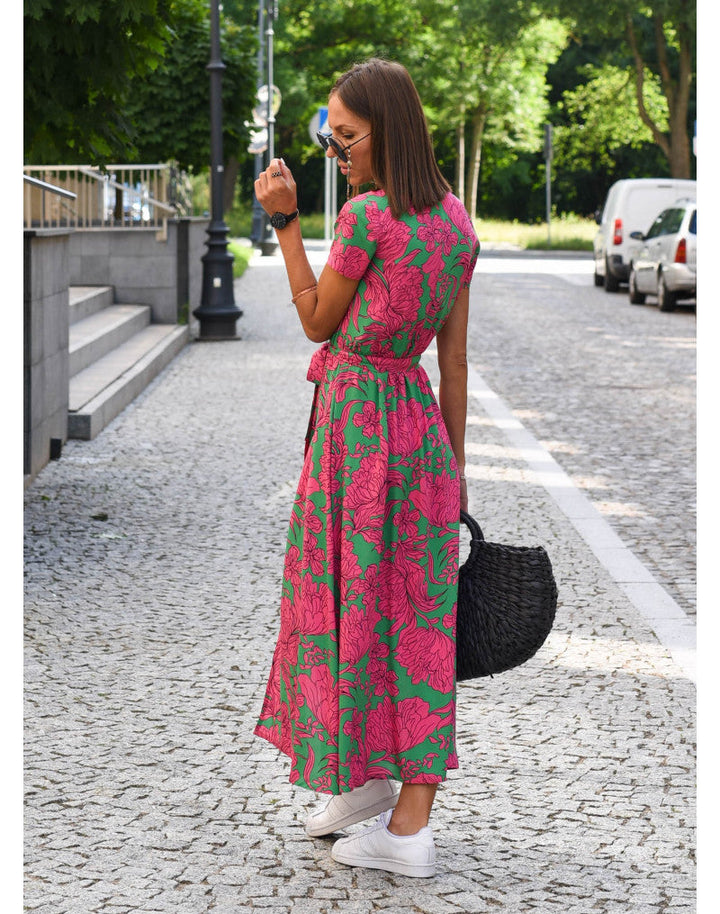Leanne - Elegant Tummy Covering Dress