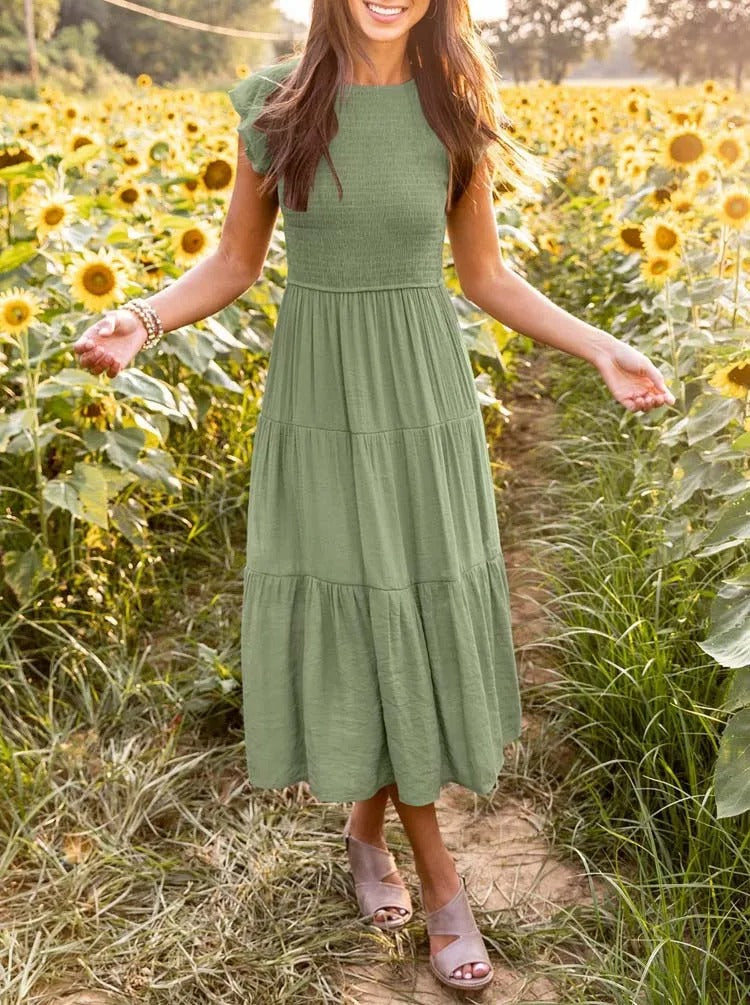 Marlene - Elegant Dress with Tummy Coverage